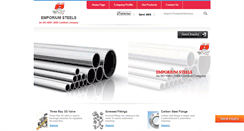 Desktop Screenshot of emporiumsteels.com